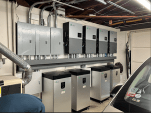Power plant by Fortress Power featuring Envy Inverters and eVault batteries.